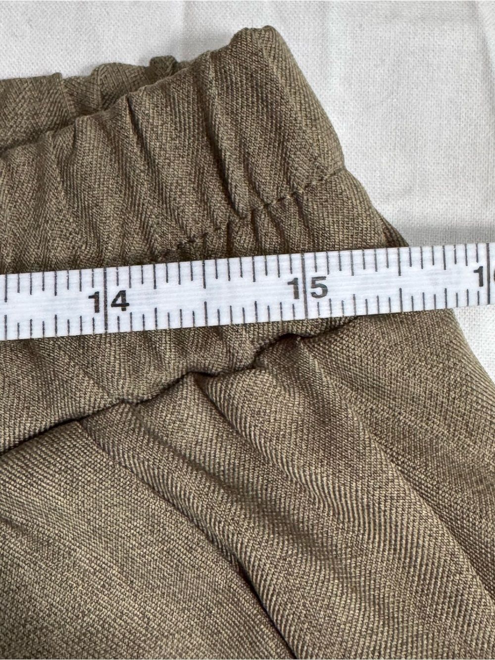 Khaki 2-Pieces Pant with Pockets and V-Neck Top Size XXL Short Sleeved - Picture 13 of 16